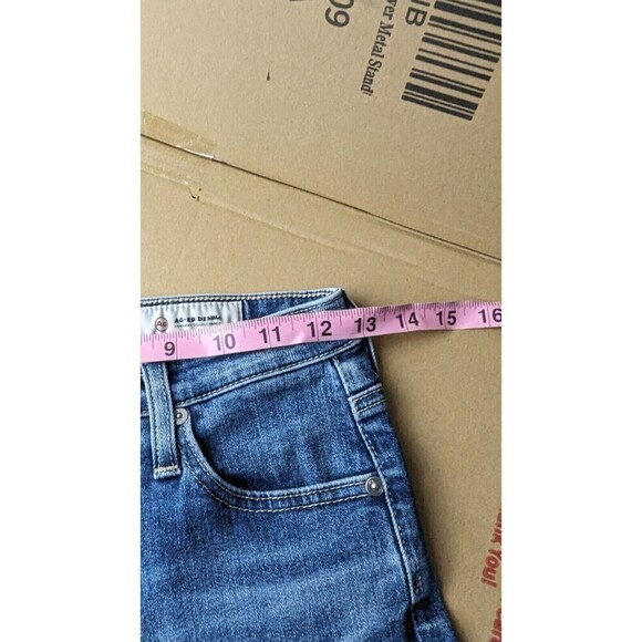 AG Adriano Goldschmied Isabelle High Rise Straight Crop Jeans Size 25R - Picture 7 of 9